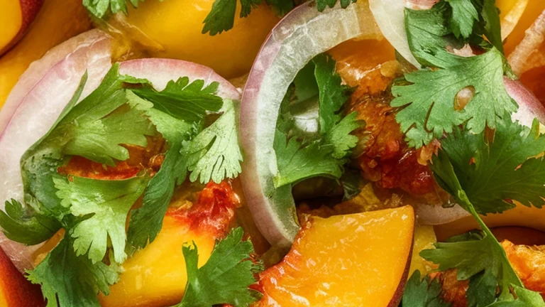 California Fusion Peach Salsa - Featured