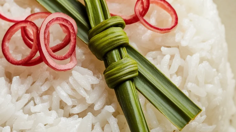 Coconut Rice (Indonesian) - Featured