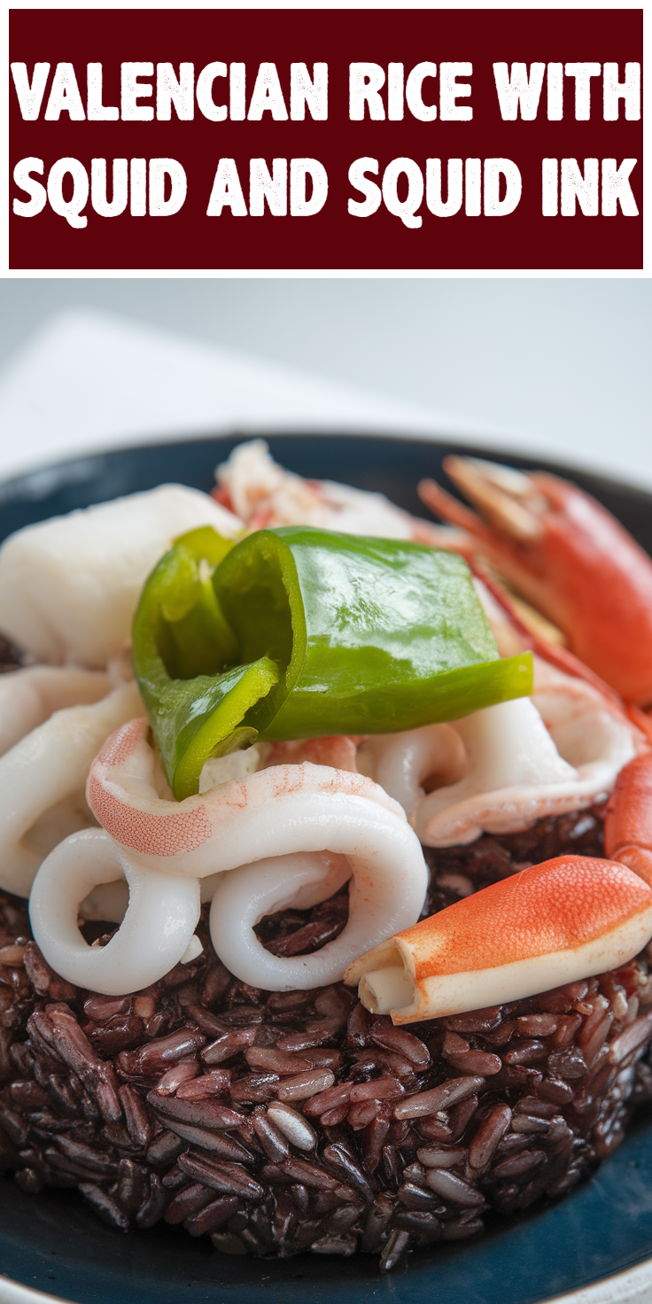 Valencian Rice with Squid and Squid Ink
