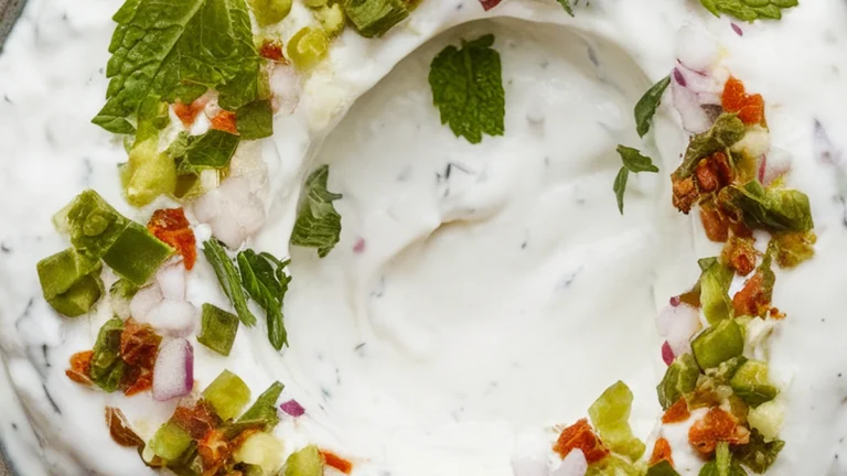 Churri (Indian Yogurt Herb Sauce) - Featured